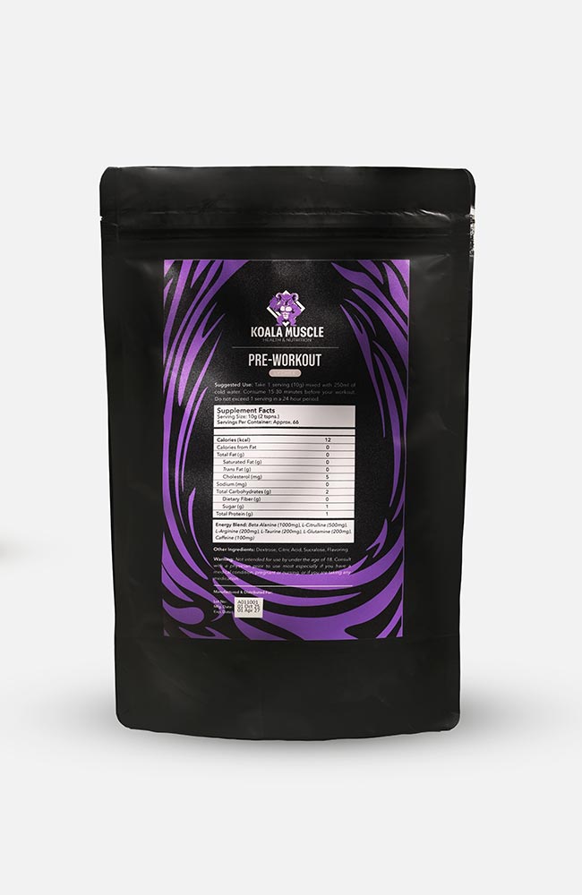 Koala Muscle Pre-Workout - Lychee